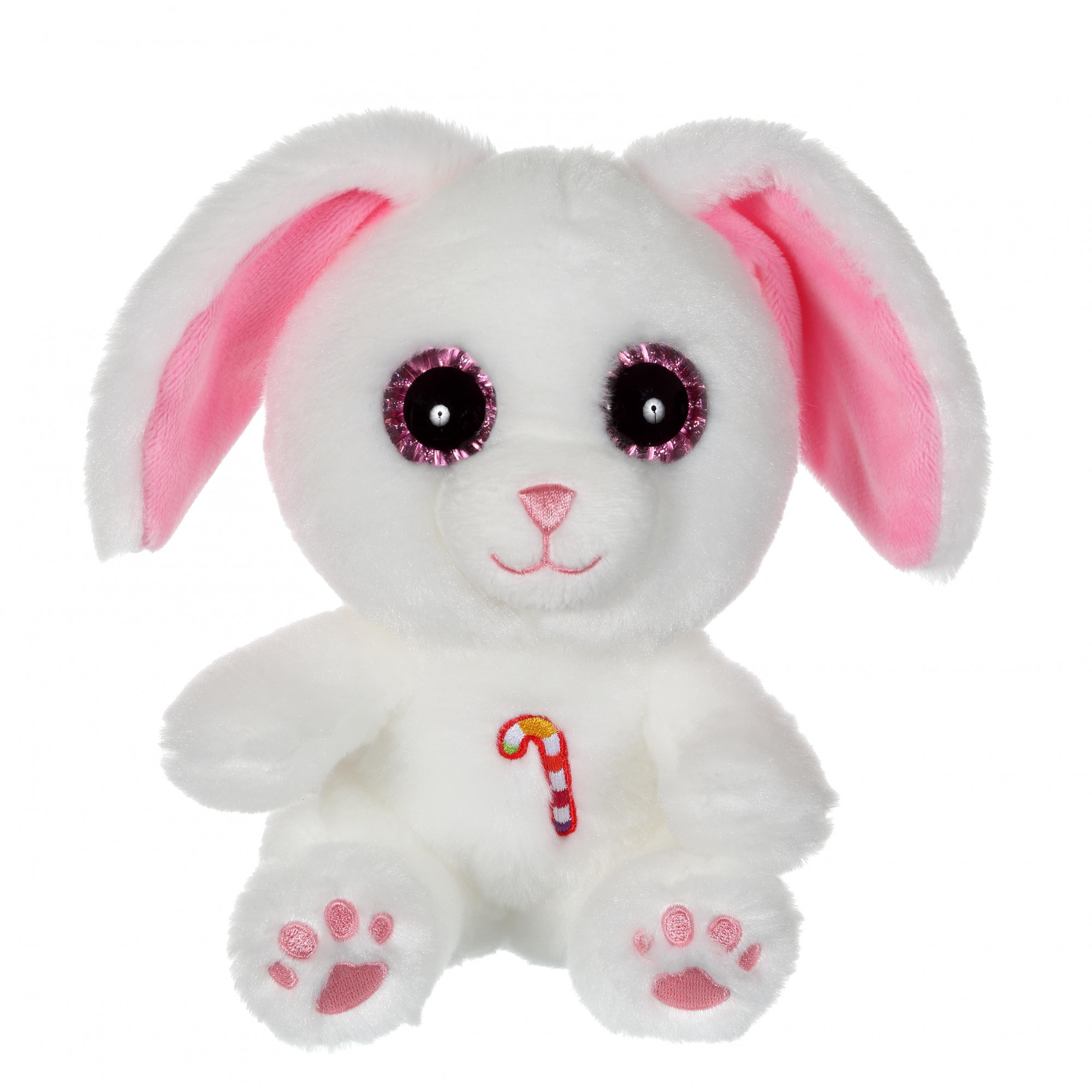 25 cm émulation petit lapin blanc peluche jouet mignon Grand lapin blanc  poupée lapin cadeau de fille, cadeau de Noël