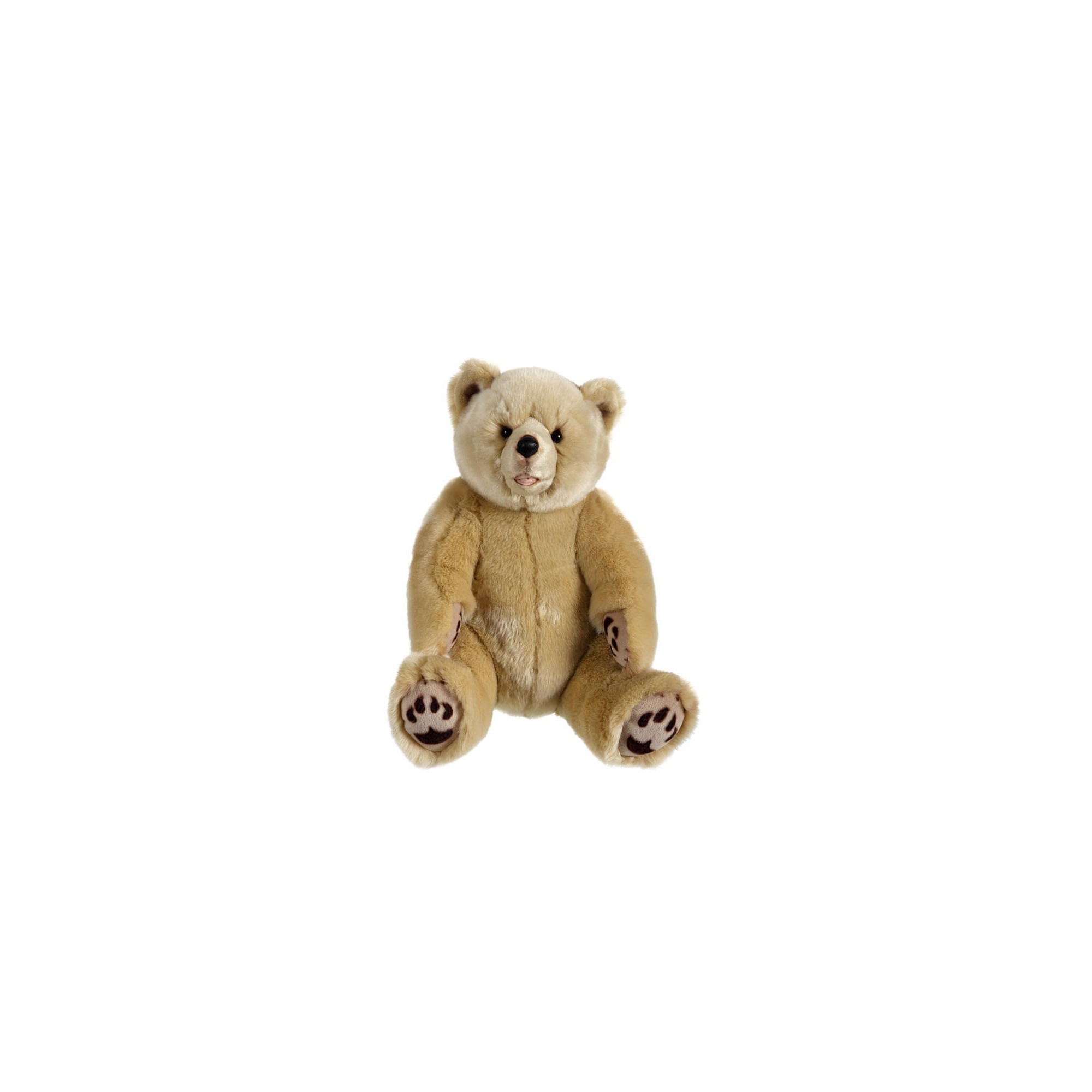 Grizzly bear sitting beige - 42 cm