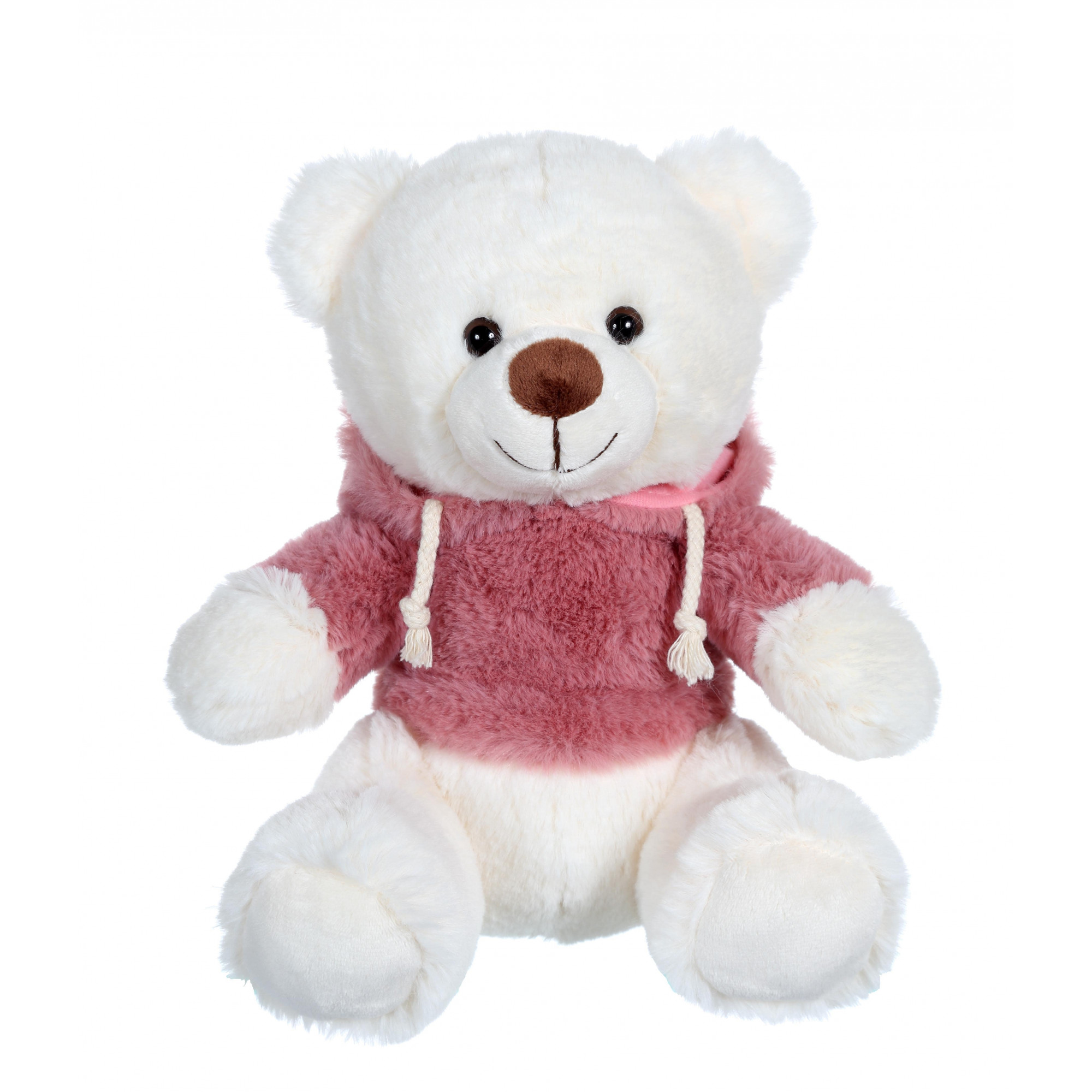 jouet d'intérieur - ours en tricot doux sur fond rose. ours en