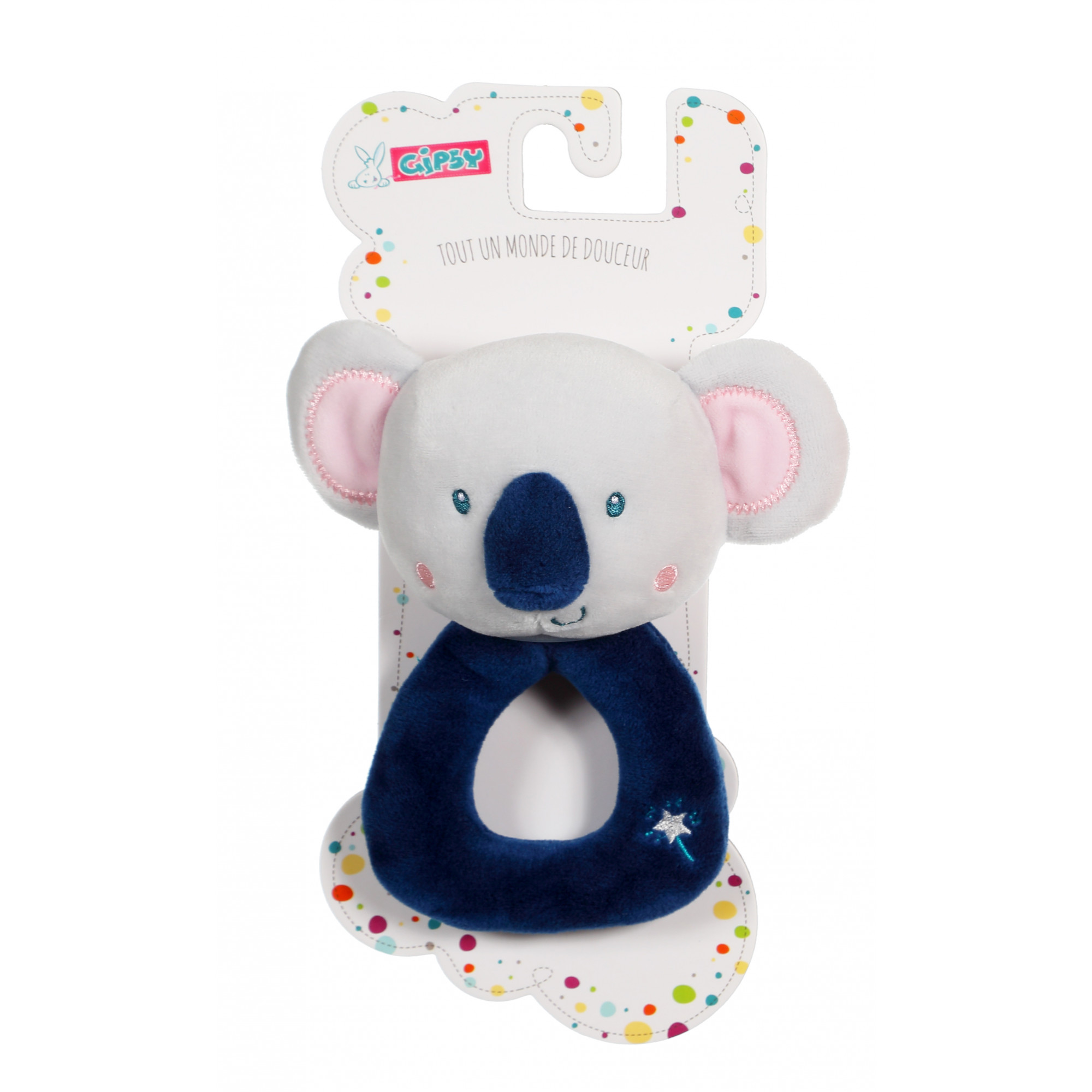 “Les ptits féeriques” koala rattle - 14 cm