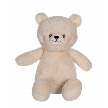 Ours message rugby beige 25 cm, peluche