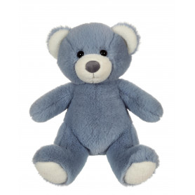 Ours Trendy bleu jeans, l'ours à câliner, 24 cm