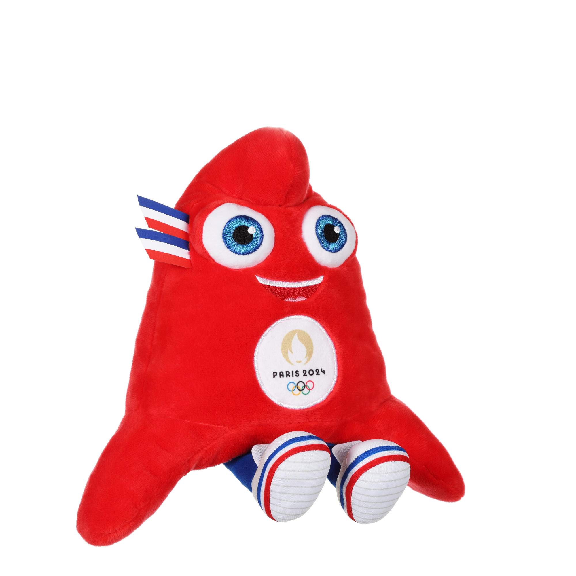 Peluche Mascotte Jeux Olympiques Paris 2024 24 cm assise