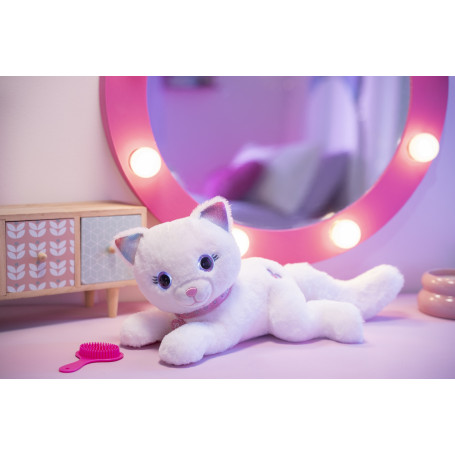 Blowzy Belle Cat JellyCat - Chat Peluche Aux Yeux Bleus Câlin - Petit Pois