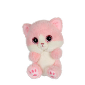 Peluche Chat « Cutydoos » rose poudré – 13 cm