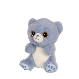 Peluche Ours « Cutydoos » bleu jeans – 13 cm