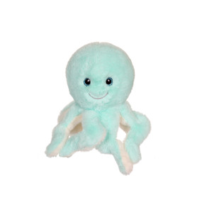 Peluche Pieuvre Bleu Turquoise - 32 cm