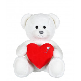 Heart Bear - 22 cm