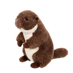 Peluche Marmotte Marron - 23 cm