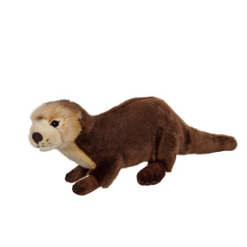 Peluche Loutre Marron - 27 cm