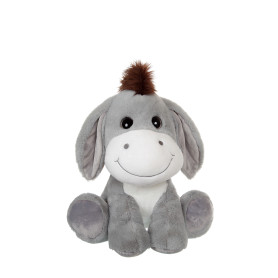 Peluche "Puppy Eyes Pets" Âne - 40 cm