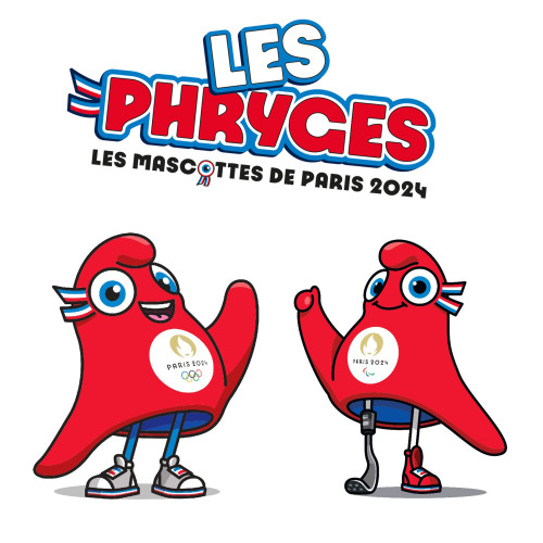 Mascottes Olympiques et Paralympiques PARIS 2024 24 cm, mascotte jo